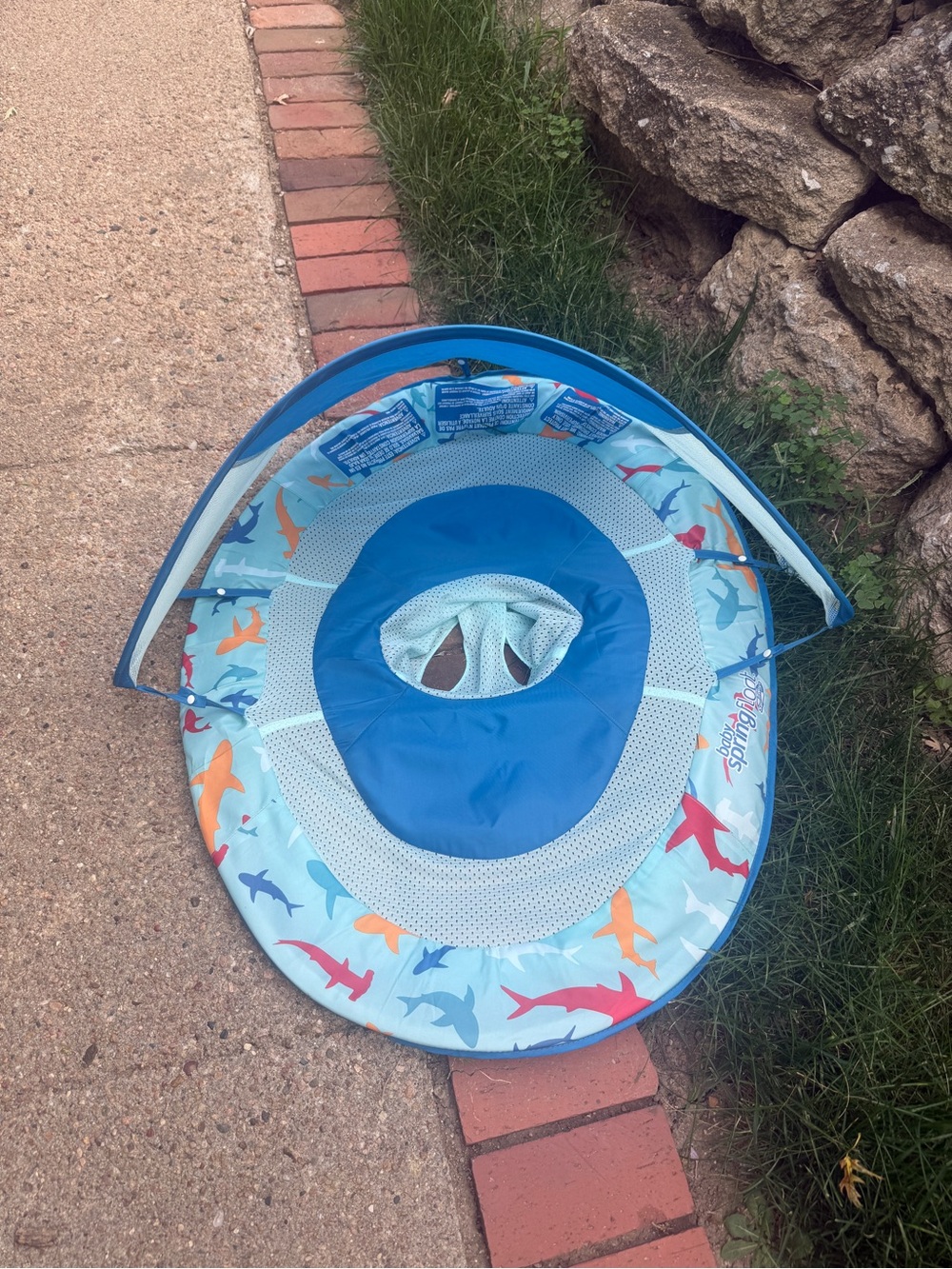 Swimways baby pool float with canopy